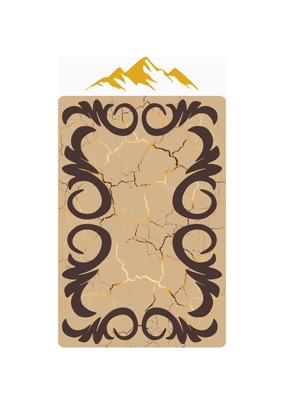 Modern Desenli Dijital Baskı Kaymaz Taban Halı H0181 Renkli