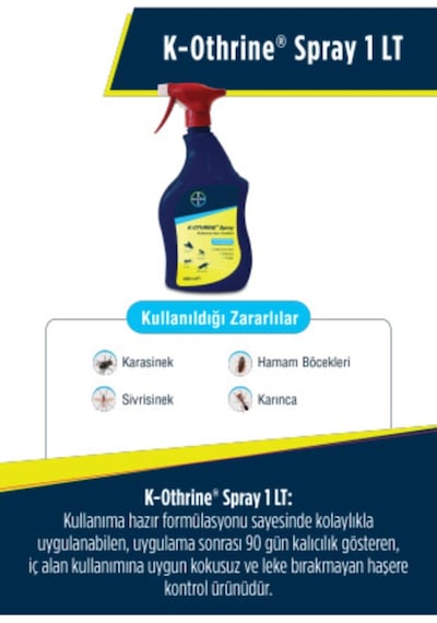 Bayer K Othrine Al Böcek 1000 Ml