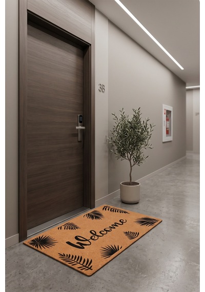 Villadia Home Textile Kapı Önü Paspası Kaymaz Taban Dekoratif Paspas Ev Giriş Antre İç Ve Dış Mekan Paspası 45x70 Cm 17ypycoco