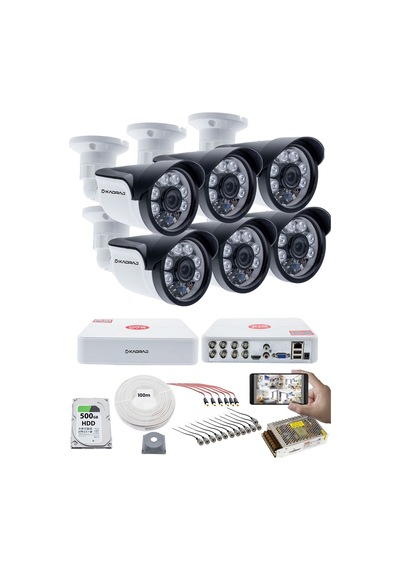 6'lı Kamera Seti 5mp Sony Seculensli Kdj-6s-6al-ss-v1