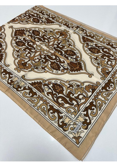 Qashka Soft Pamuklu Şal Etro Desen Lbd0704-41251 Çok Renkli