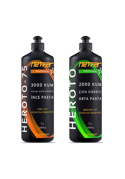 Netfer 2'li İnce Orta Pasta Set - 2x1 L