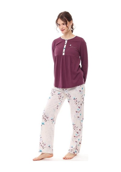 Pijadore 1449 Uzun Kol Pijama Takımı 001