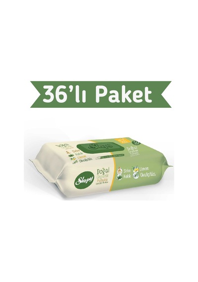 Sleepy Doğal Organik Pamuklu Temizlik Havlusu 36x50 1800 Yaprak