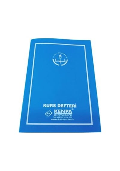 Kenpa Kurs Defteri Plastik Kapak