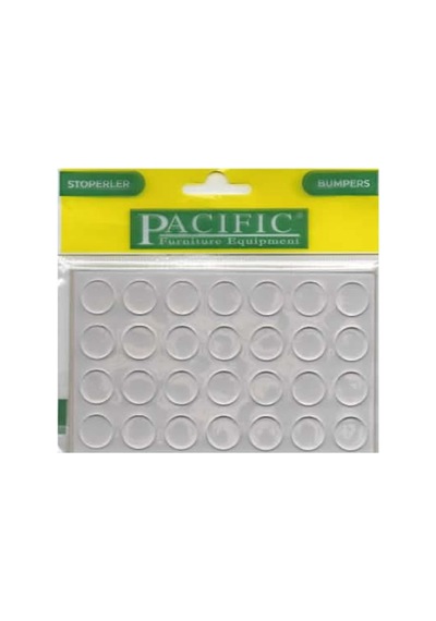 Cateksss Pacific Okyanus 14 Mm Silikon Bazlı Yapışkanlı Cam Masa Altı, Cam Altlığı Şeffaf - 18 Li Paket
