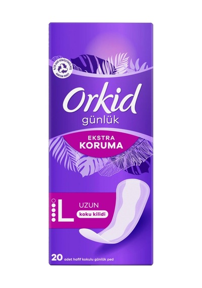 Orkid Günlük Ped Extra Koruma Uzun 20'li - 8 Adet Tarı