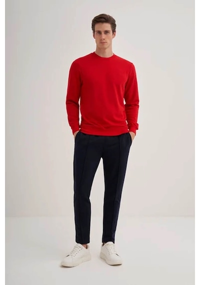 Cazador Slim Fit Kırmızı Erkek Sweatshirt 56100
