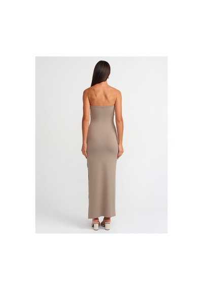 Rouge Basıc Dlvn Straplez Midi Elbise-vizon