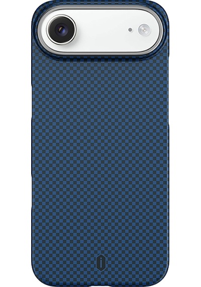 Apple iPhone 17 Air Uyumlu Kılıf M-safe Şarj Özellikli Wiwu Dcc-208 Aramid Armor Kapak Mavi Mavi