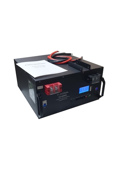 Unisun 51.2v 200ah Lifepo4 Batarya 6000 Cycle + Ekran + Bluetooth + Haberleşme
