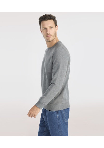 Yargıcı Triko Detaylı Sweatshirt 25yesw9001x 059 Gri