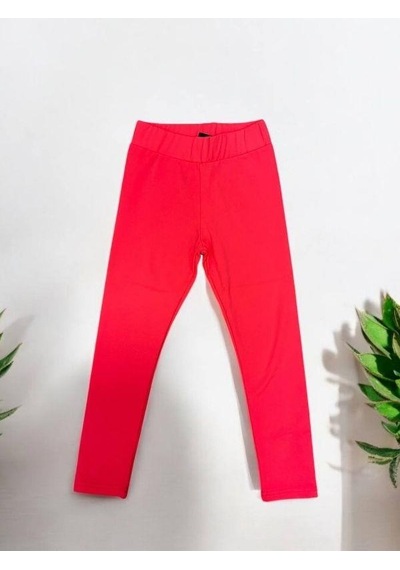 Woo Rage Kız Çocuk Mikro Şardonlu Esnek Tayt-15029 Neon Pembe
