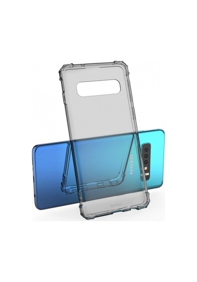 Blogy Galaxy S10 İle Uyumlu Crystal Fit Kılıf Smoke Black