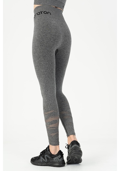 Maraton Active Slimfit Kadın Koşu Siyah Tayt 812097 SiYAH