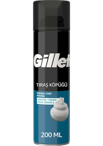 Gillete Hassas 200 Ml Tıraş Köpüğü
