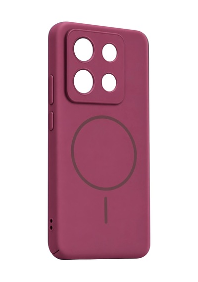 Xiaomi Redmi Note 13 4g Mika Pc Magsafe Kapak - Bordo - Bordo