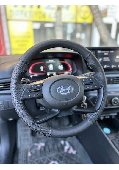 Hyundai Bayon 2020-2024 Araca Özel Direksiyon Kılıfı Manuel Araç