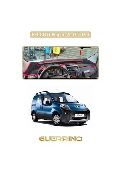 Peugeot Bipper 2007-2020 Torpido Koruma Halısı Bej Kenar