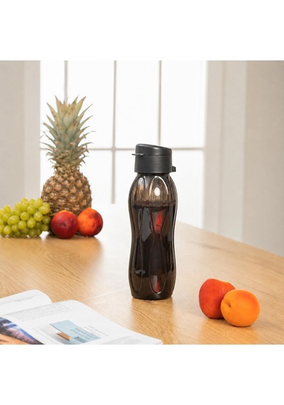 Pratik Kapaklı Spor Matara 750 Ml, Günlük Kullanım İçin Taşınabilir Su Şişesi, Renk Seçenekli Siyah Çok Renkli