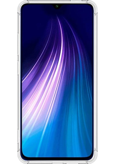Xiaomi Redmi Note 8 Uyumlu Şeffaf Kılıf Kelebek 2 Tasarımlı