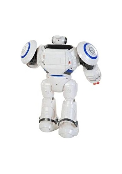 Karsan Uzaktan Kumandalı Robot 34 Cm Işıklı Sesli Yürür Sensörlü Eğlenceli Oyun Arkadaşı