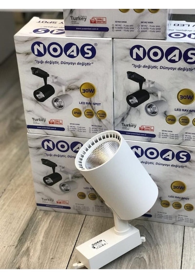 Noas 30w Beyaz Kasa Ray Spot Beyaz Işık