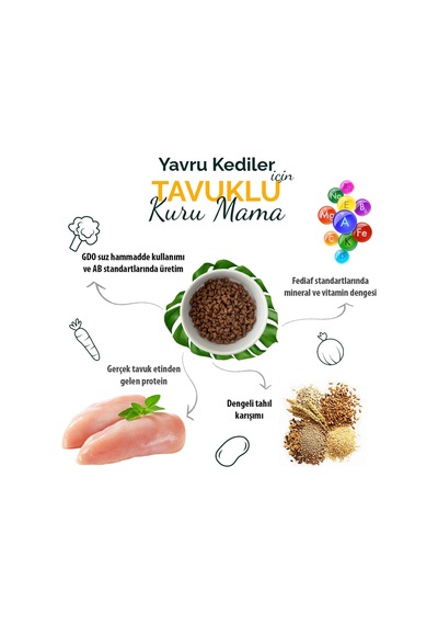 Anatolian Premium Tavuklu Yavru Kedi Maması 10 kg