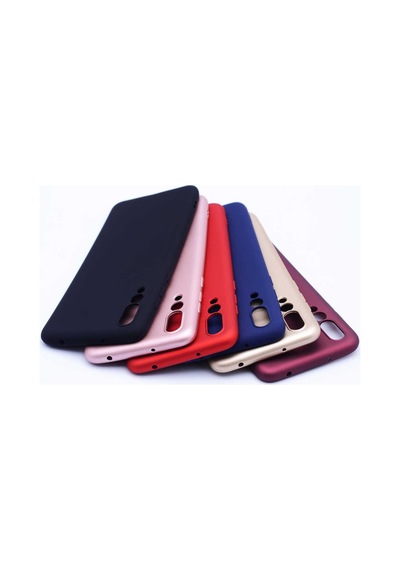 Huawei P20 Pro Kılıf Zore Premier Silikon Kapak Mürdüm