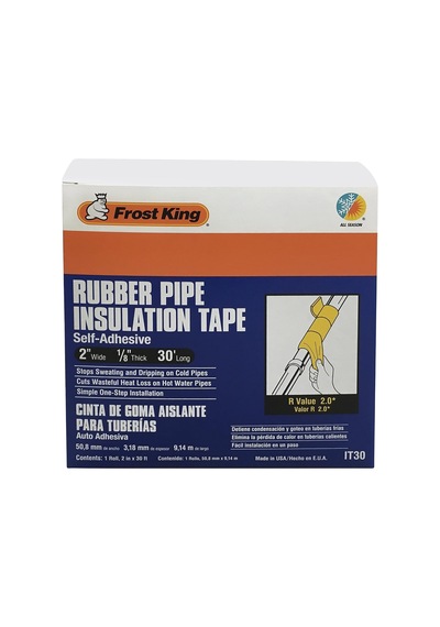 It30/8 Kauçuk İzolasyon Bandı, 2 "genişlik X 1/8" Kalın X 30ft Uzun, Siyah