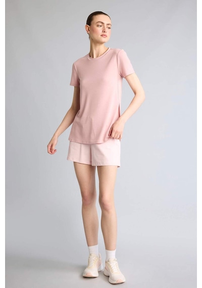 Defacto Standart Fıt Sporcu Kısa Paça Şort Z6696az26smpn38 Pembe-pn38