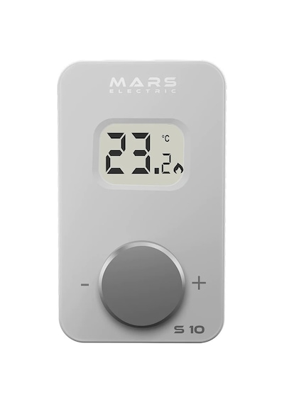 Mars S10 Kablosuz Oda Termostatı Beyaz + Purjör
