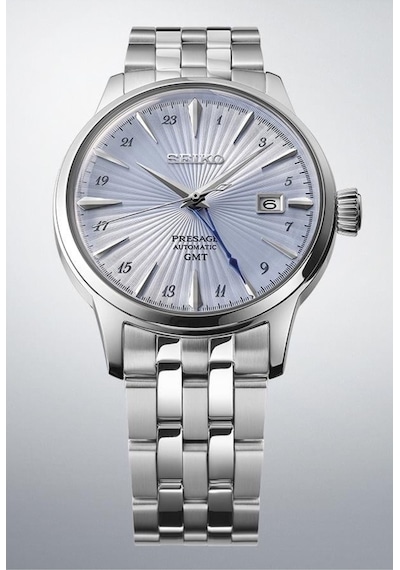 Seıko Presage Ssk037j1 Ssk037j Cocktail Gmt Otomatik Erkek Kol Saati Metalik