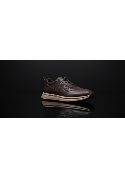 Growish Gr0444 Hakiki Deri Bej Renk Eva Taban Geometrik Desenli Sneaker Yürüyüş Ayakkabısı Kahverengi Growish Gr0444 Hakiki Deri Bej Renk Eva Taban Geometrik Desenli Sneaker Yürüyüş Ayakkabısı Kahverengi