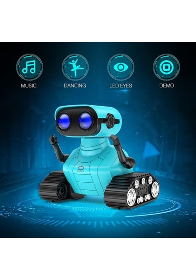 Allcele Robot Oyuncakları, Şarj Edilebilir Çocuk Rc Robotları, Led Gözlü Ve Müzikli Yurtdışı Ürünüdür Rc Elektrikli Arabalar