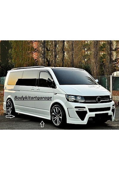 Transporter T5-t6-t7-t8 2005-2021 Model Uzun Şase Marşpiyel Takımı-fiberglass-boyasız