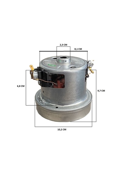 Fakir Vacuus A120 Darky Öko Elektrikli Süpürge Motoru 1300 W (537814763)