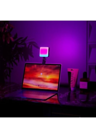 Rgb İkili Set Dolgu Işık Canlı Yayın Için Mini Yüksek Parlaklık Dolgu Işığı Selfie Işık Paneli, Kıskaçlı Telefon Ve Notebook Tutucu, Youtuber Yayıncı Işığı Ay-83 Ay-83rgb - Işık
