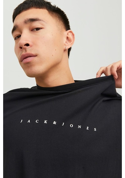 Jack & Jones JJESTAR JJ TEE Erkek  Siyah Tişört
