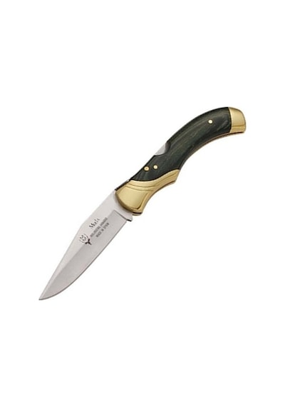 Muela Gl 9,5cm Yeşil Mercan Saplı Kamp Çakı Çok Renkli