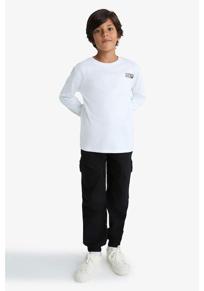 Defacto Jogger Fit Gabardin Siyah Erkek Çocuk Pantolon F1970a8/bk81 Siyah