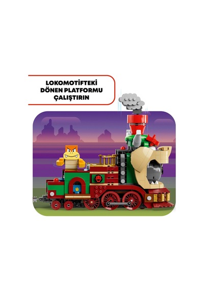 Super Mario Bowser Ekspres Treni 71437-9 Yaş Ve Üzeri Çocuklar İçin Nintendo Karakteri İçeren Yaratıcı Oyuncak Y