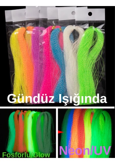 Ea genset Karanlıkta Parlayan Fosforlu Pembe Glow Uv Çapari Simi