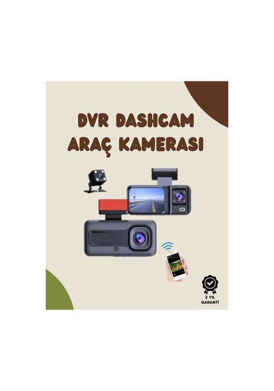 Sürüş Ve Park Halinde Kesintisiz Güvenlik İçin 3 Kameralı Profesyonel Dashcam - Hs08378986-9