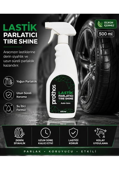 Nya Group Lastik Parlatıcı 500 Ml + Uygulama Süngeri Profesyonel Bakım Seti