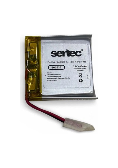 Sertec 602626 3. 7v 400mah Li-polymer Pil Devreli/1. 5a