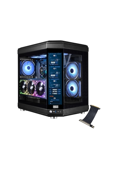 Dragos North Evo Vision Plus 7x Argb Fan Atx Lcd Ekranlı Gaming Bilgisayar Kasası + Pcı Express 4.0