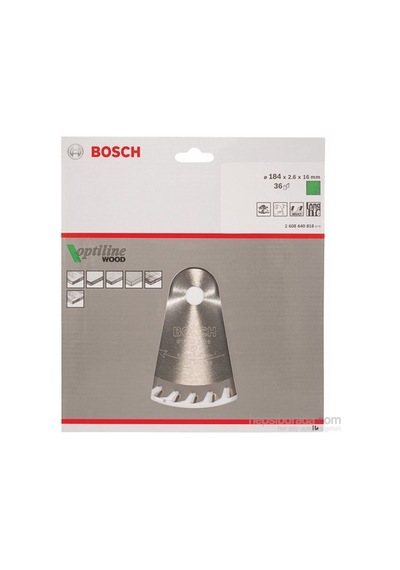 Ahşap İçin Daire Testere Bıçağı 184 X 16 X 2,6 Mm