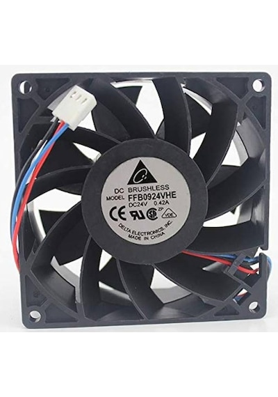 Delta Ffb0924vhe 92x92x38mm 24v Dc 0,42a 3 Kablolu Fan