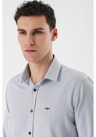 İmza Siyah Uzun Kollu Desenli Armürlü Sert Yaka Cepsiz Pamuklu Slim Fit Dar Kesim Gömlek 1004235171-siyah Siyah İmza Siyah Uzun Kollu Desenli Armürlü Sert Yaka Cepsiz Pamuklu Slim Fit Dar Kesim Gömlek 1004235171-siyah Siyah